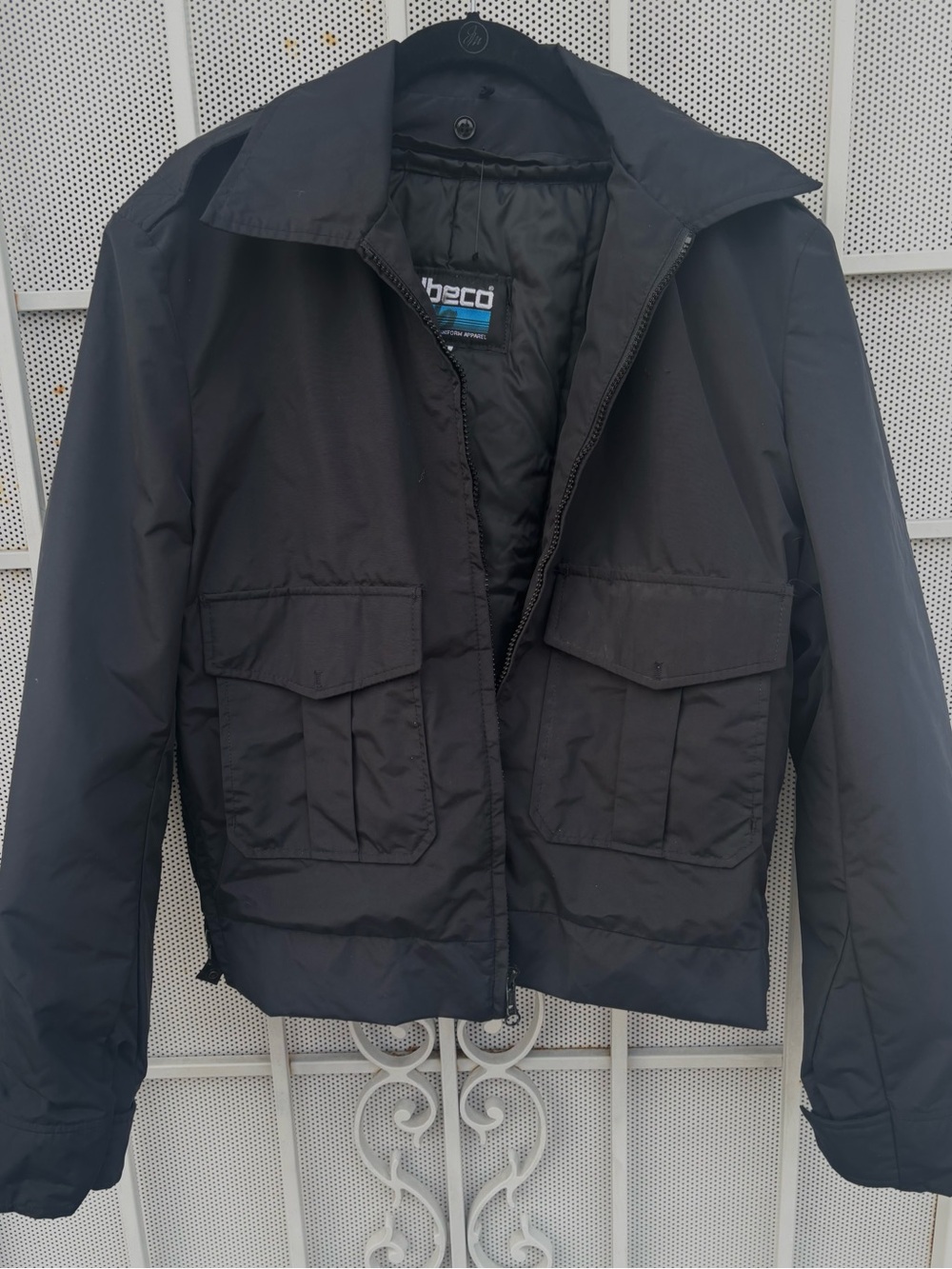 Elbeco Shield Duty Jacket Mens S/R Black Zip-Out Liner Tactical Coat